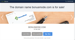 Desktop Screenshot of bonusmode.com